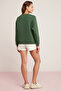 Alfreda Women's Fleece Inside Soft Round Collar Comfort Fit Green Sweatshirt - 7