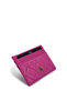 Unisex Genuine Leather Fuchsia Card Holder - 3