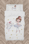 BABY AND KIDS ROOM Ballerina Girl and Swan Patterned Duvet Cover Set