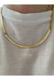 Women's 2 Rows Scrunch Chain Stainless Steel Anti Tarnish Anti Tarnish Necklace - 5