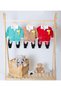 Baby Boy 3-piece set giraffe printed trousers t-shirt jacket brown 3 6 9 12 18 months 1.5 years old - 2