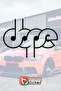 Dope Stiker Lettering Car - Motorcycle Glass Sticker 20x14cm
