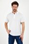 White Slim/slim Fitt Polo Collar Summer T-shirt - 3