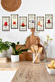 6 Mini Poster Tea Table Set for Kitchen Concept - 2