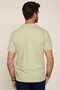 Men's Slim Fit Slim Fit 100% Cotton Plain Pique Green Polo Collar T-Shirt - 5