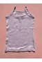 Girl's 12 Pieces Ribbed Rope Strap Lycra Cotton Undershirt - 5