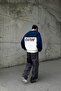 Flaw Atelier Old Skool Mold Flaw Cult Embroidered Cotton Navy Blue Jersey Sweatshirt - 3