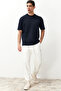 Ecru Regular Fit Label Appliqued Pockets Stitched Sweatpants Tmnss23Ea00010 - 2