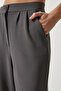 Women's Gray Lycra Comfortable Palazzo Knitted Trousers RV00175 - 4