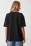 Women's Black Chain Detailed Oversize Knitted T-Shirt PB00024 - 6