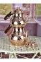 إبريق شاي نحاسي مطرز متوسط - 3