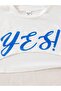 Kids Yes Printed Dress & Crop T-shirt Combination - 3