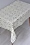 PVC Transparent Coating Oilcloth Tablecloth - Motif Lace-016 - 3