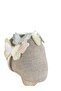white butterfly sequined satin crown female child hair accessory