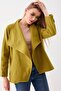 Asymmetrical Cut Pocketed Stitching Jacket - 4