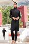 Jumpsuit Vest Full Covered Hijab Swimsuit Mayte 2185 Black