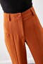High Waist Trousers with Slit Detail - 2