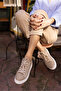 GWEN WOMEN VIZON LINEN RUBBER SNEAKER - 4