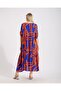 WOMEN'S GEOMETRIC SHIRT DRESS - 4