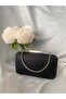 Evening Dress Bag Black Night Stone Patterned Special Bag - 3