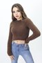 Sakal Crop Crochet Collar Sweater - 3