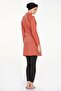 3 Different Shapes Wearable Lycra Full Covered Hijab Swimsuit Robb 4460 Cinnamon - 6