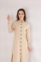 Long Linen Tunic - Beige - 2