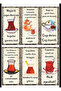 6 Mini Poster Tea Table Set for Kitchen Concept - 3