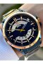 30 Mt Waterproof Men's Wrist Watch with Steel Cord Calendar EFM11201-T