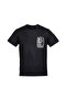Tarot Card the Lovers Front Back Printed Unisex Black Tshirt - 2