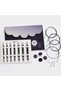 Knitpro Carbonz Carbon Fiber Replaceable Fish Tape Skewers Set 13 cm Honey Mesh House Skewer Gauge - 2