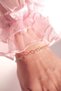 Freshwater Pearl Detailed Heart Chain Bracelet - Exquisite Charms - 2
