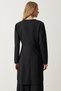 Women's Black Flowing Tunic Palazzo Knitted Suit DD01318 - 7