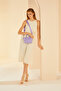 Lavender Print Women's Shoulder Bag 05Po24Y1833