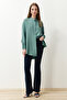 Mint Linen Aerobin Oversized Woven Shirt TCTSS24TG00065