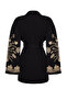 Black Woven Embroidered Cape & Abaya & Kimono TCTSS24KF00018 - 8