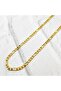Men's Figaro Chain Steel Necklace - 5