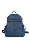 Bag Women's Hand, Shoulder and Backpack Madame Vera Mv075 Navy Blue - 2