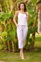 Rope Strap Capri Pajama Set