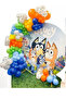 Bluey Set of 65 Balloon Chains for Birthday