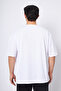 Sports T-Shirt Men's White Color Brooklyn Printed Round Neck - 4