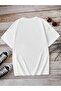 Boy-Girl's Boston Beyond Self Printed White Combed Cotton T-Shirt - 2