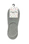 Jersey Unisex 2-Pack Ballet Flats Invisible Washed Fabric Non-Slip Silicone Band - 3