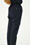 Navy Blue Lycra Cargo Pocket Jogger Leg Doctor Nurse Uniform Single Bottom Unisex - 5