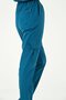 Turquoise Lycra Cargo Pocket Doctor Nurse Uniform Single Bottom Unisex - 5