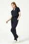Navy Blue Lycra Cargo Pocket Doctor Nurse Uniform Single Bottom Unisex - 7