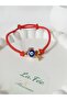 Marteniçka Letter Bracelet, Lucky Bracelet, Red String Bracelet, Friendship Bracelet, Evil Eye Bead - 4