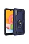 Case for Samsung Galaxy A01 Case Dual Layer Polycarbonate Protection and Magnetic Holder Stand Ring