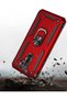 Xiaomi Redmi 9 Case Dual Layer Polycarbonate Protection and Magnetic Holder Stand Ring - 6