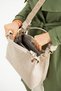 Women's Stone Braided 5-Compartment Hand and Shoulder Bag-J2180 - 3